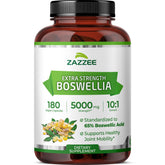 Zazzee Extrait Boswellia 10:1 en bouteille – haute concentration pratique.