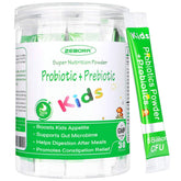 ZEBORA pour enfants – poudre probiotiques orange, soutien digestif quotidien