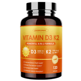 Bouteille Zebora vitamine D3+K2 5000 UI prête à l'emploi.