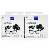 lingettes zeiss nettoyage lentilles pack 120, pratique et efficace en déplacement