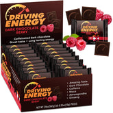 Bouchée ZenEvo énergie chocolat noir framboise, goût riche et énergie durable