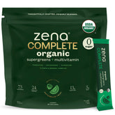 Zena Nutrition Poudre Super Greens – emballage clair prêt à l'emploi
