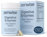 Zenwise, bouteille d'enzymes digestives pour confort digestif.