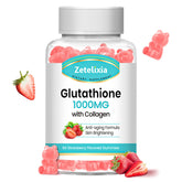 Gommes Zetelixia Glutathion-Collagène en bouteille pour routine beauté