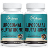 Zeylamum glutathion liposomal dans sa bouteille, gélules molles faciles à prendre.