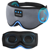 ZHENYEMEI 3D masque-sommeil avec écouteurs Bluetooth pour dormir sans pression et lumière bloquée.