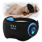 ZHENYEMEI masque-sommeil bluetooth: design noir et immersion audio confortable.