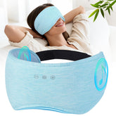 ZHENYEMEI masque-yeux bluetooth en coton bambou pour sommeil confortable.