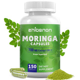 Zhibenon Moringa : extrait-feuille 30:1 en capsules, énergie naturelle au quotidien.