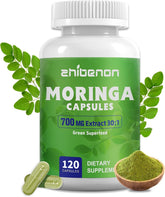 Zhibenon Moringa – extrait feuilles capsules, énergie naturelle et équilibre.