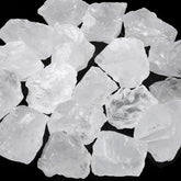 ZHIYUXI quartz clair brut – pierres brutes grosses parfaites pour méditation et décoration.