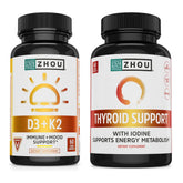 ZHOU D3 + K2 capsules soutiennent l’immunité et l’énergie au quotidien.
