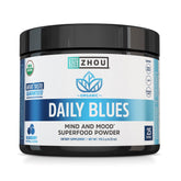 ZHOU Daily Blues poudre spiruline bleue, énergie naturelle pour smoothies