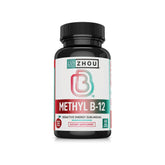 Zhou Methyl B12 pastille cerise, énergie rapide et absorption efficace.