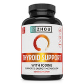 ZHOU Soutien Thyroïdien – bouteille et étiquette, pratique pour une prise quotidienne