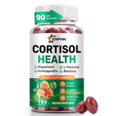 Gélules molles ZHPHK Cortisol dans une bouteille, soutien potentiel de l'équilibre nerveux.