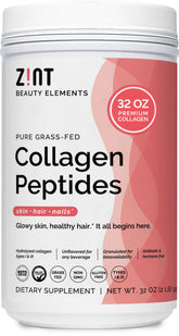 Bouteille Zint Collagen Peptides XL, ingestion facile dans les boissons quotidiennes.