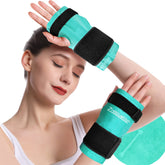ZNÖCUETÖD pack de 2 compresse gel poignet, utilisable en chaud et froid.