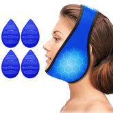 ZNÖCUETÖD pack glace visage dents sages, soulagement ciblé pour douleur buccale.