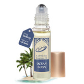 Zoha Ocean Bliss flacon roll-on, parfum frais et unisexe prêt pour le quotidien.