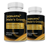 Zonata Males tablettes - emballage principal, routine quotidienne.