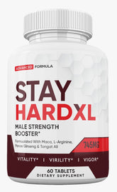 Zonata Stay Hard XL — boîte et étiquette élégantes indiquant le soutien potentiel à l'endurance.