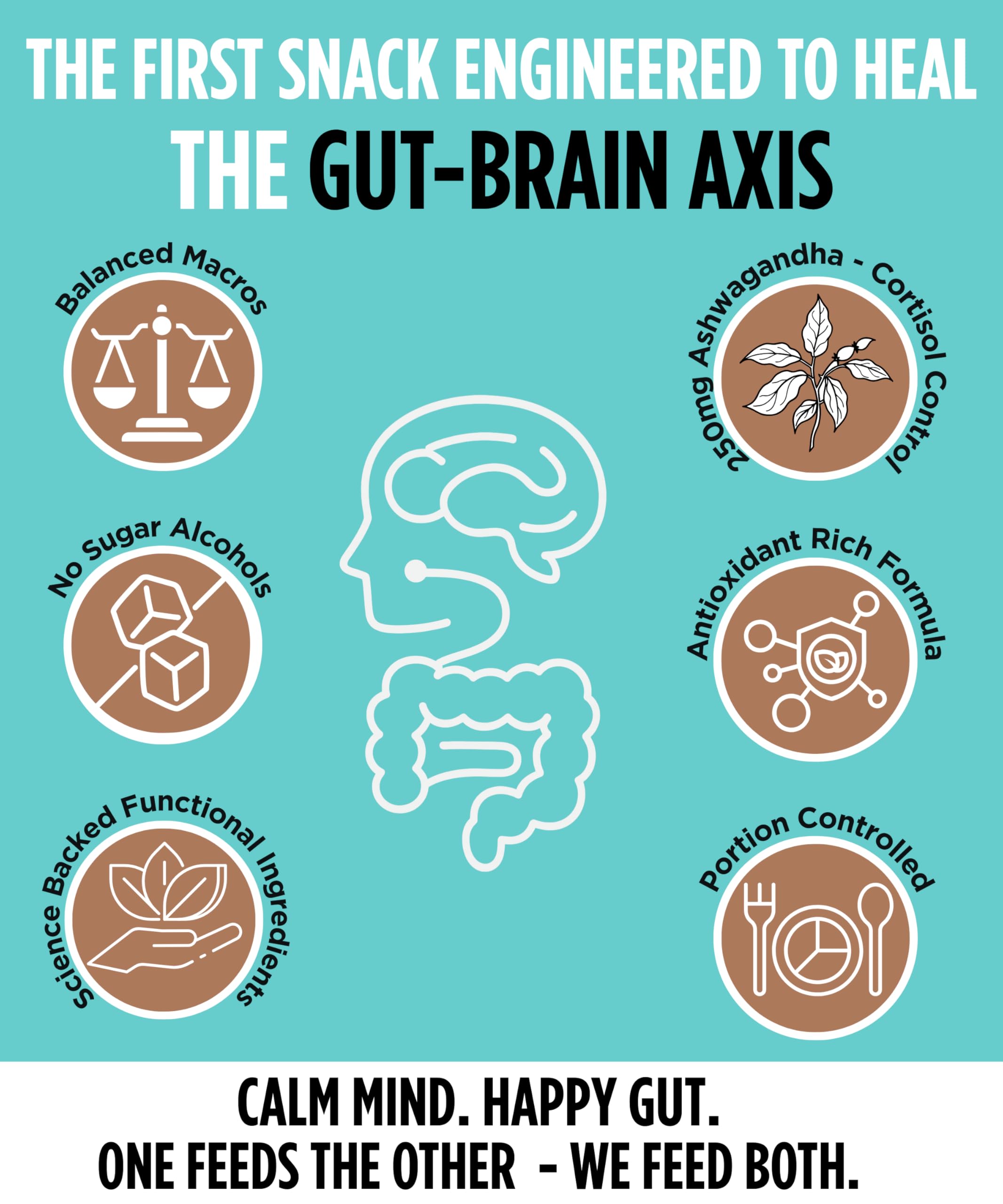 Ashwagandha biologique intégré pour un équilibre potentiel dans la barre.