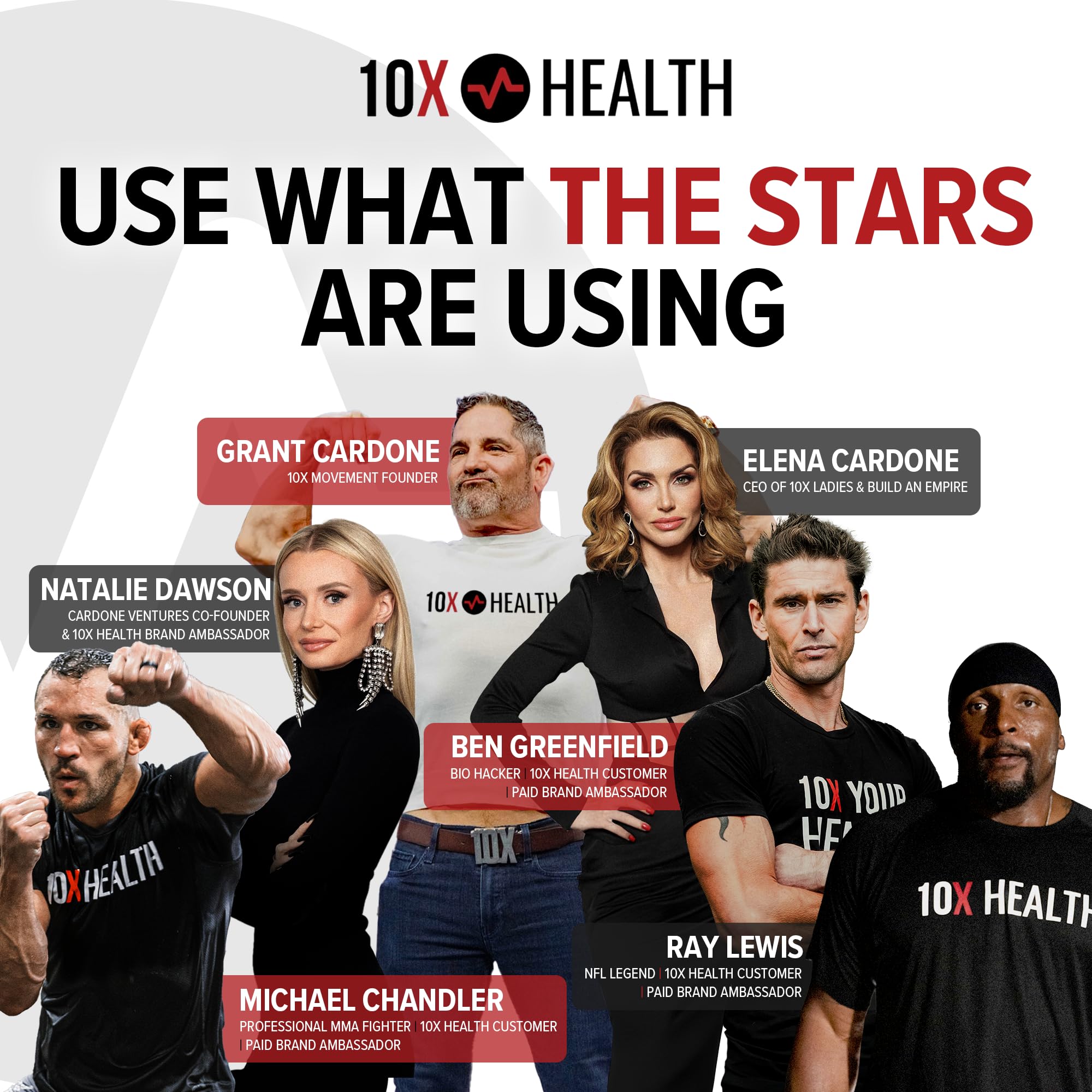 10X Health System complément methylfolate 5-MTHF: potentiellement soutient énergie et concentration.