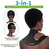 11ghtup2day masque yeux glace détachable — soulage les yeux sans interrompre l'activité.