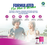 1 Body formulation non-GMO sans sucre ajouté pour une consommation consciente.