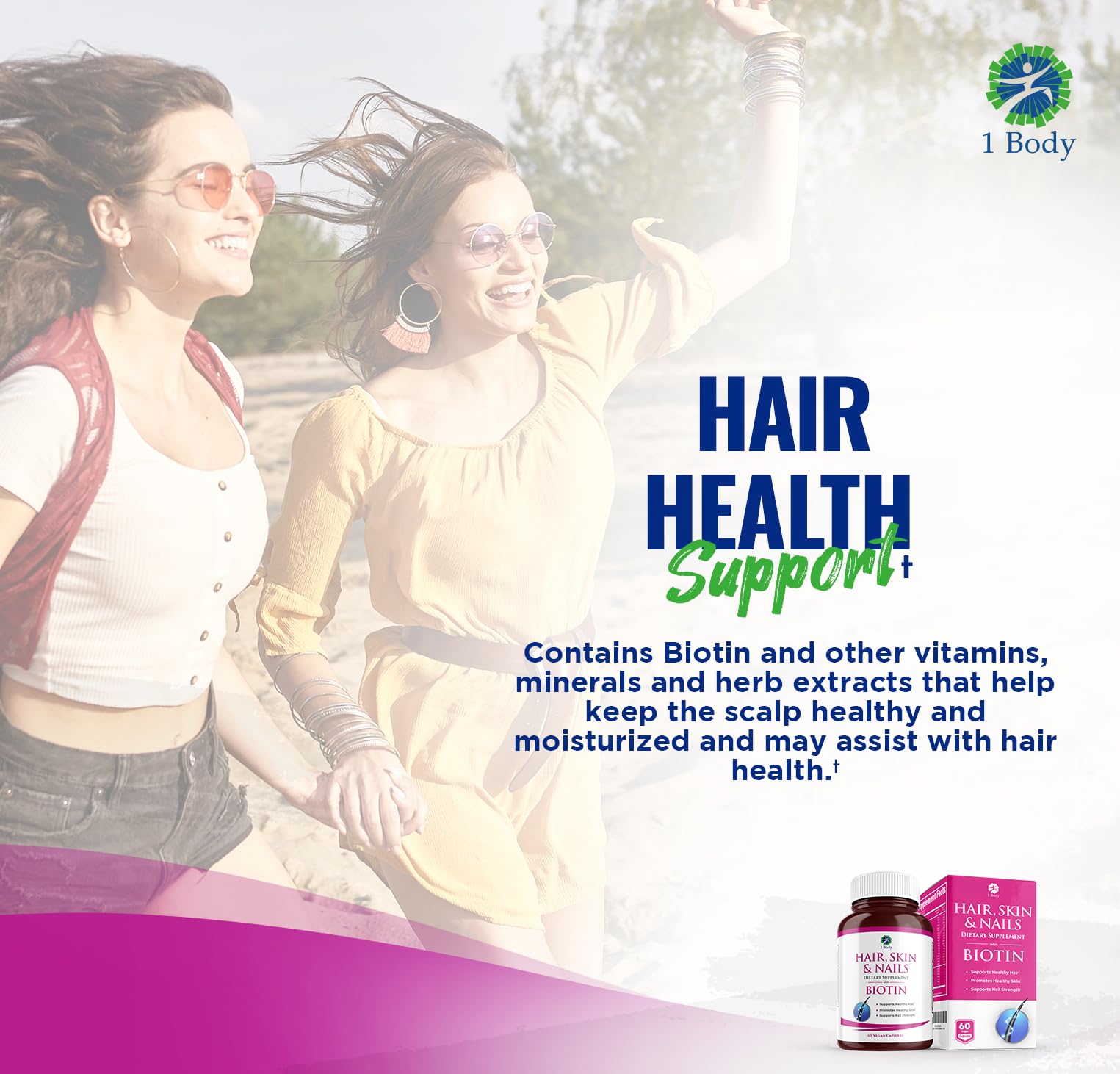 1 Body extrait de saw palmetto soutenant la santé capillaire dans la routine.