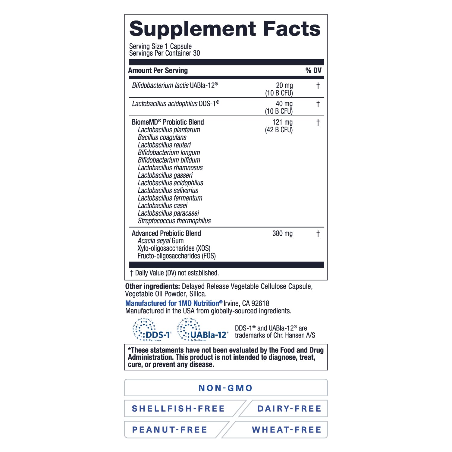 BiomeMD Probiotics : image évoquant le confort digestif après un repas.