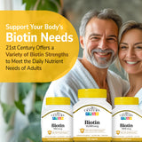 Close-up d’une tablette Biotine 10000 mcg