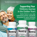 Vue sur les ingrédients et les valeurs nutritionnelles de 21st Century Sentry Senior.