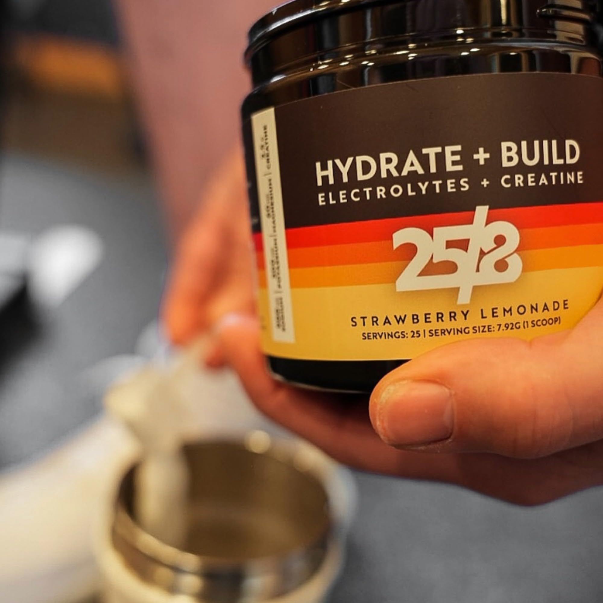 258 Endless Possibilities LLC — Étiquette nutritionnelle visible et option sans sucre.