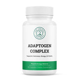 2nd Springs Adaptogen Complex – bouteille sur bureau, énergie calme et durable.