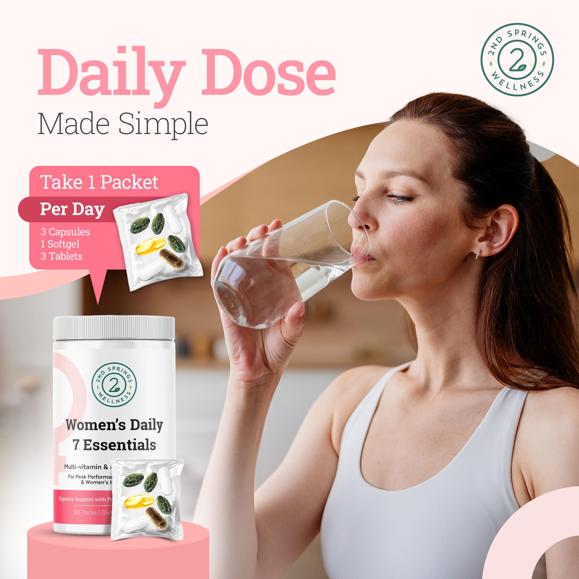 Équilibre hormonal potentiel pour femmes avec 7 Essentials.
