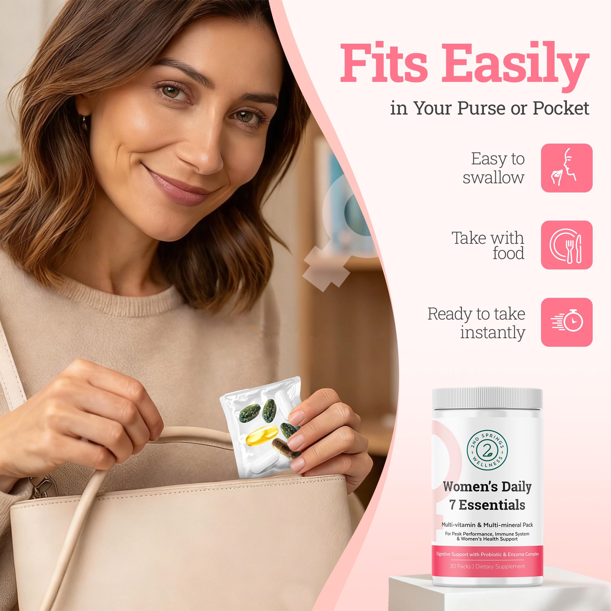 Probiotiques 7 Essentials : soutien flore intestinale et digestion.