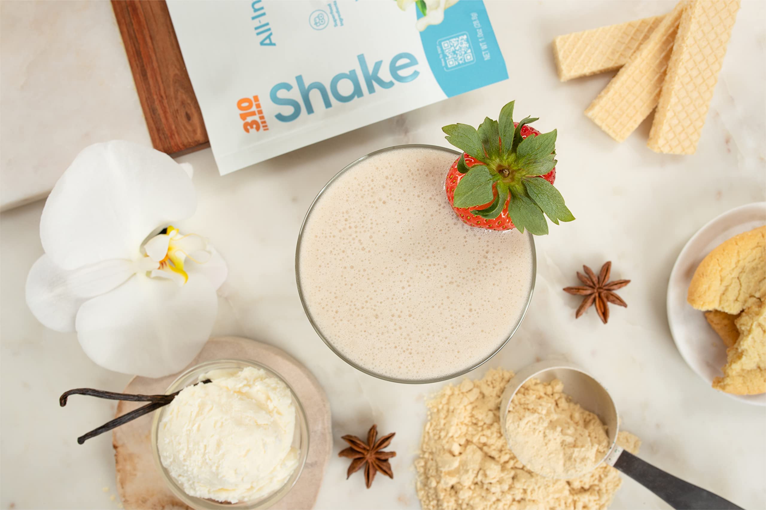 Fibre et probiotiques dans 310 Nutrition, soutien digestif potentiel.