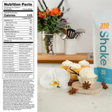 Poudre remplaçant le repas Vanille Crème 310 Nutrition, source végétale pratique.