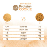 Goût beurre de cacahuète des 321glō Protein+ Cookies, idéal pour les gourmands sportifs.