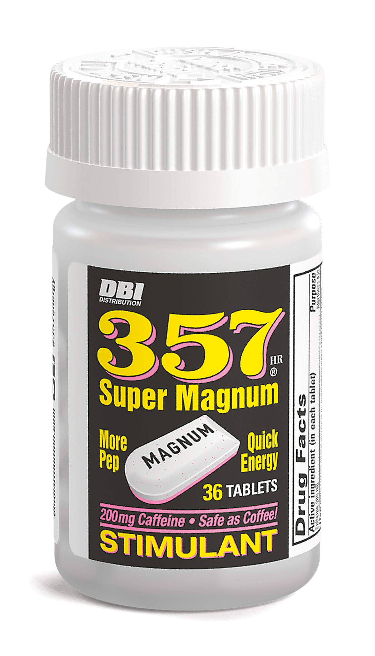 Boîte 357 HR MAGNUM avec 36 comprimés pour énergie durable au quotidien.