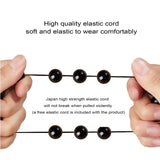 Bracelet hématite unisexe, design moderne et polyvalent.