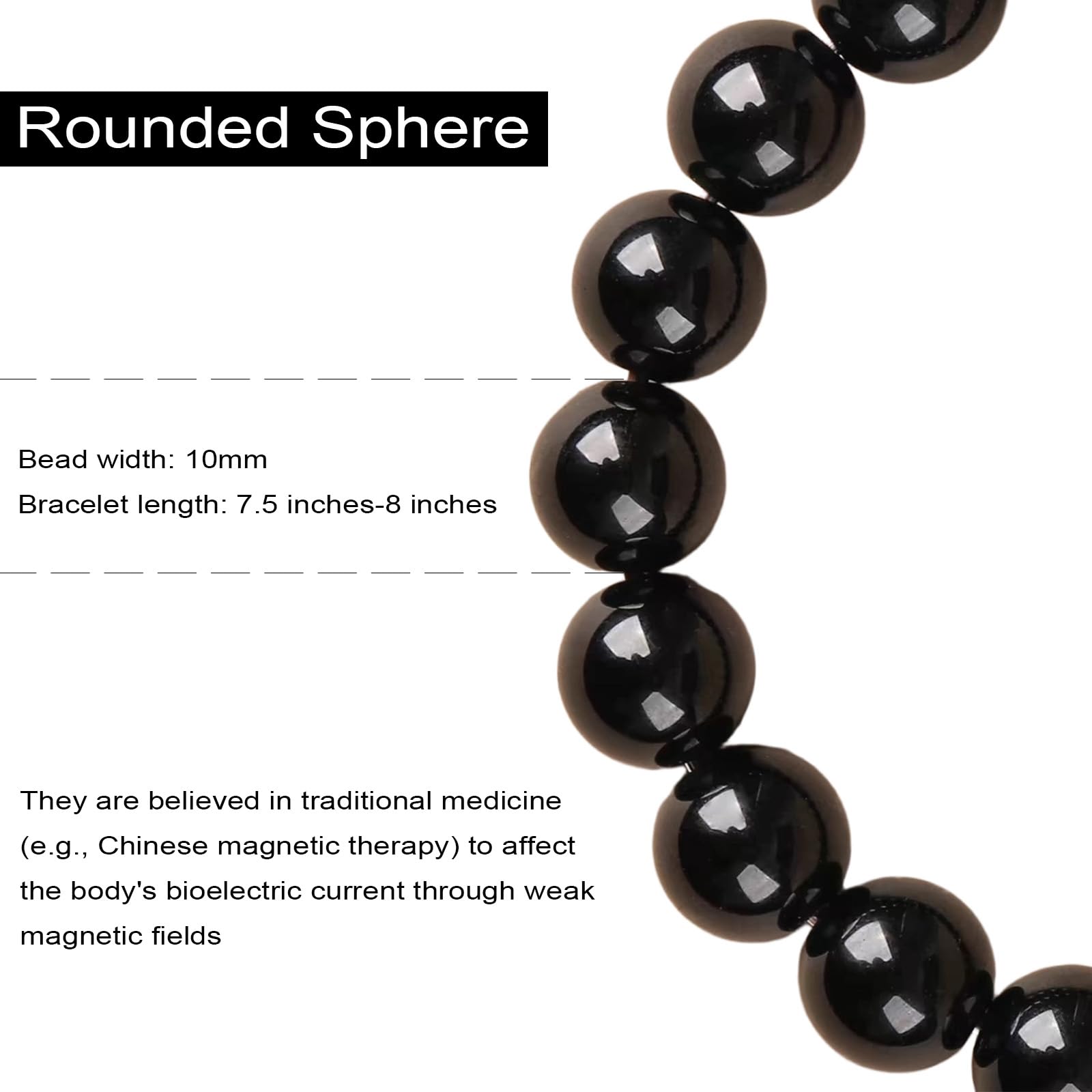 Rituel de détente facile avec bracelet magnétique 38 et texture intéressante.