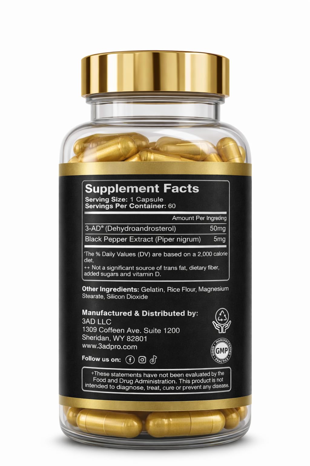 3AD LLC – densité musculaire améliorée grâce à une dose ciblée.