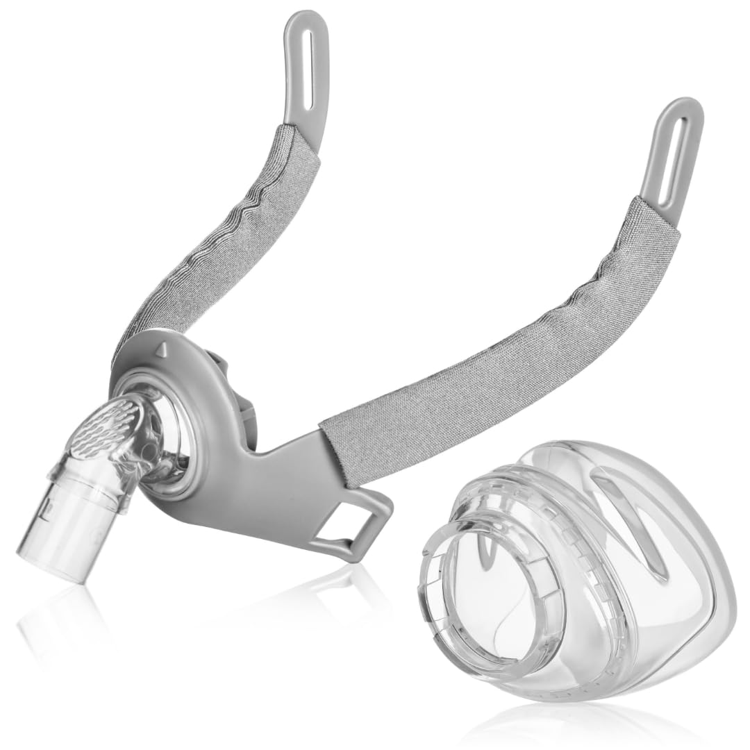 Masque nasal Siesta sans arceau grand, champ de vision dégagé et confort.