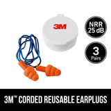 3M bouchons d'oreilles triple-flange offre ajustement sûr au travail