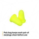 3M bouchons Earsoft FX 312-1261 forme-cloche, pose rapide et ajustement précis.