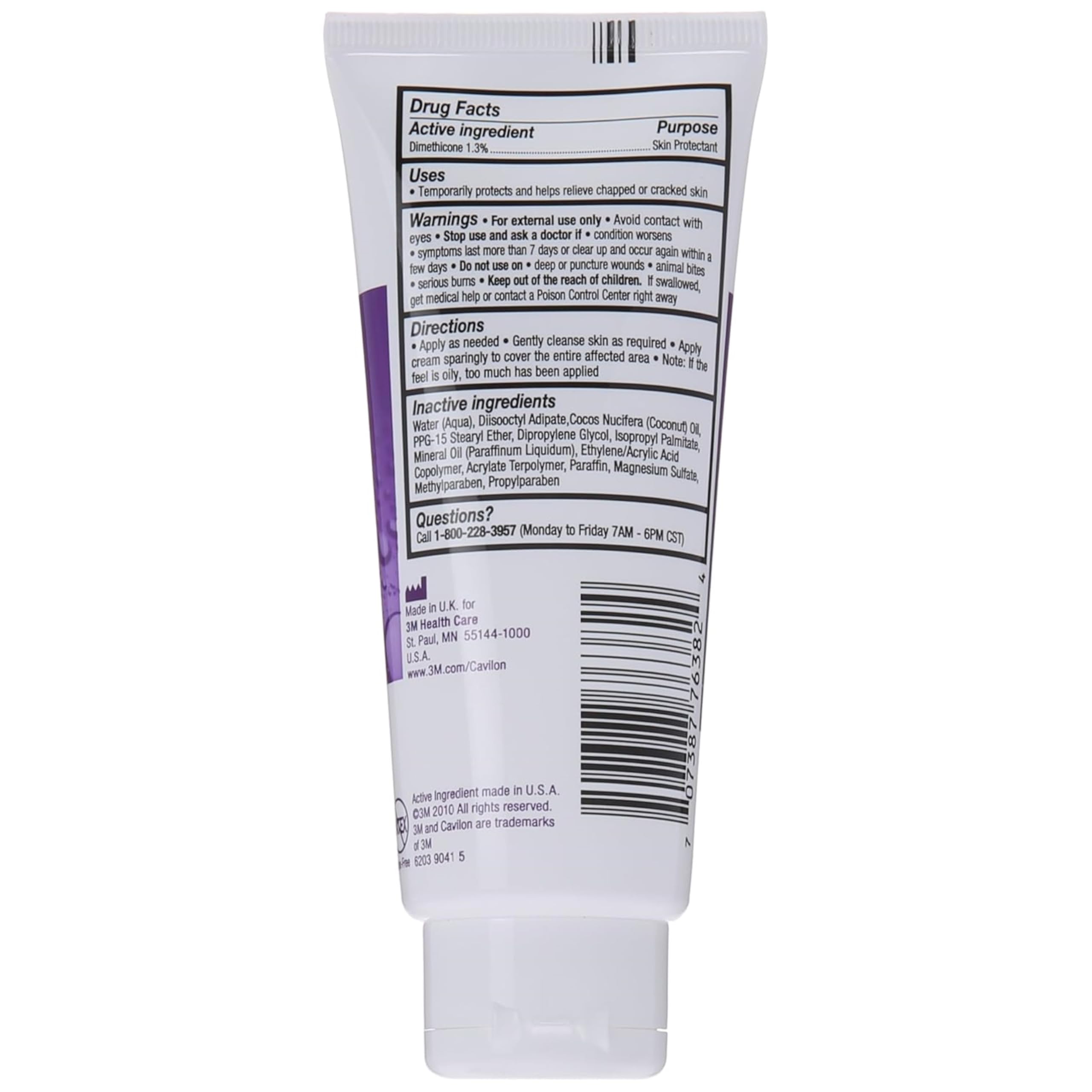 3M Cavilon tube-3-25oz: compatible CHG pour soins professionnels.