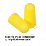 Bouchons E-A-R TaperFit2 affichant la certification NRR 32 dB pour une attenuation.